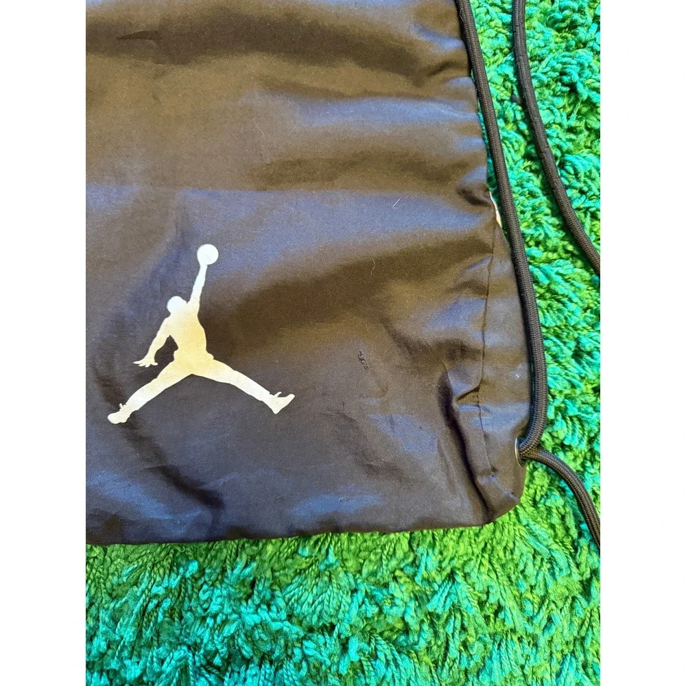 Jordan‎ Drawstring Bag Unisex OS Black Good Jumpman Sackpack Gym Cinch Sack